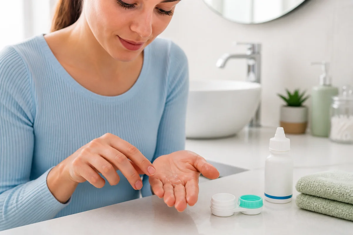 Hygiène des lentilles de contact et bons gestes au quotidien