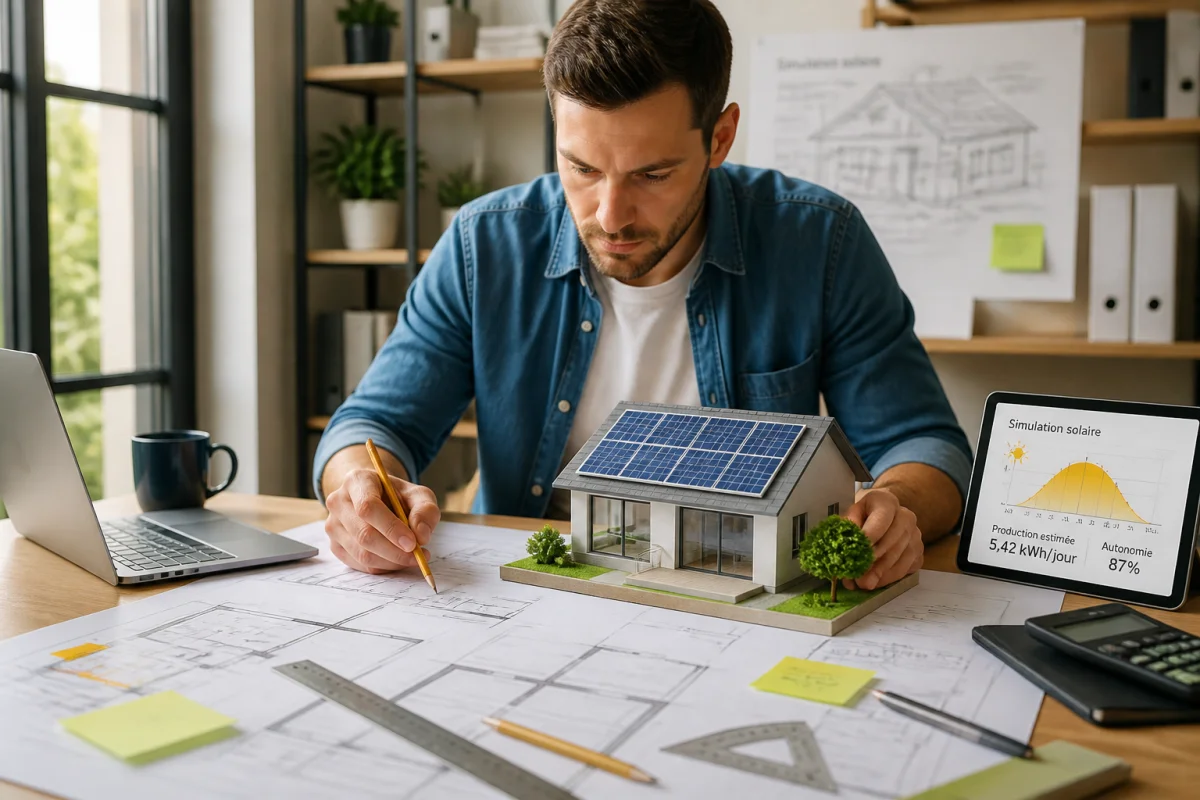 Simulateur solaire pour projet maison